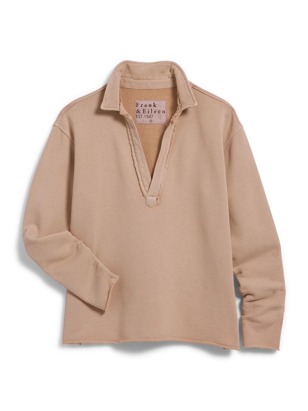 Frank & Eileen Matching Set Taupe Beige V‑Neck Pullover + Pants (worn once)